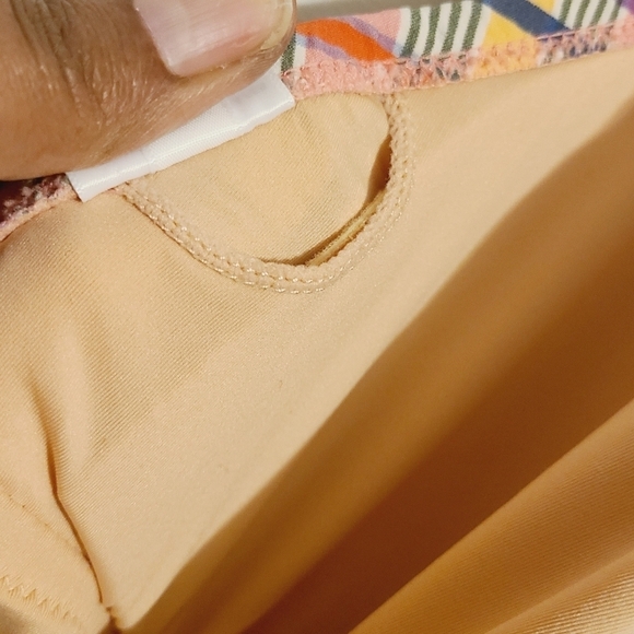 J. Crew | Pink Madras Plaid Tie-Shoulder V-Neck One-Piece Swimsuit (Size 16) - Picture 10 of 15